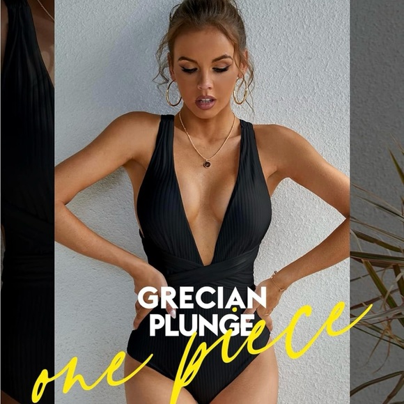 MOLYBELL One Piece Swimsuits for Women High Waisted Bathing Suit Monokini Small - Picture 2 of 11